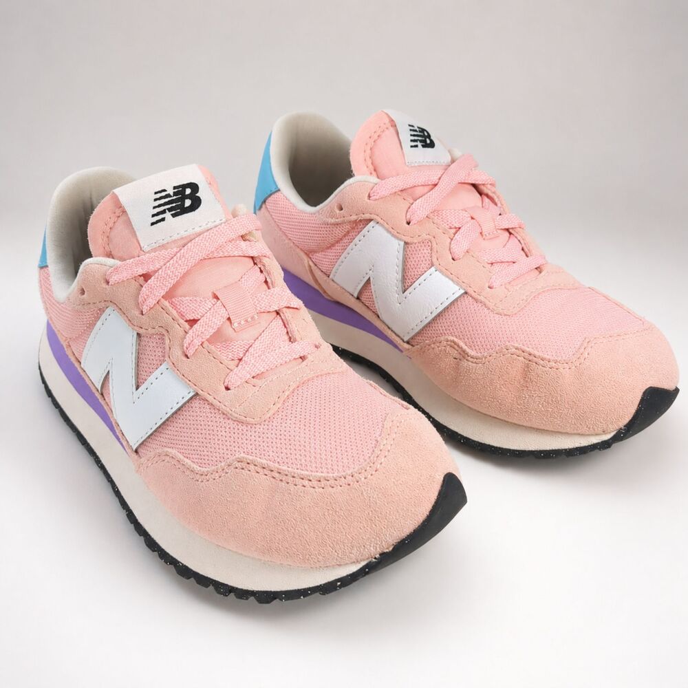 New Balance 237 Pink White Purple Women's Size 4.5 Casual Retro Running Shoes